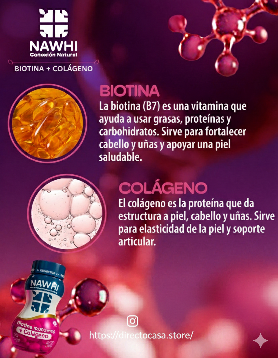 Biotina Colageno Nawhi